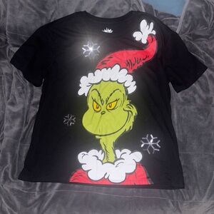 Grinch Black T-Shirt sz L
